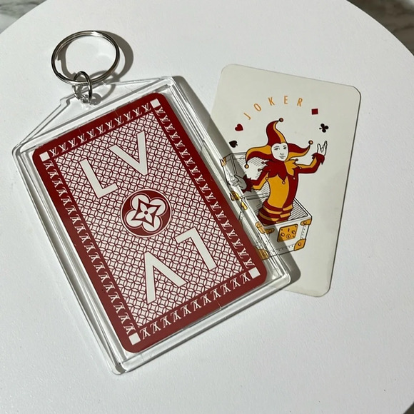 Louis Vuitton Jeu De Cartes Monogram Playing Card RARE JOKER. - Picture 3 of 3